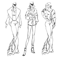 SKETCH. fashion girls