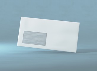 Briefumschlag DL Vorlage mit Fenster