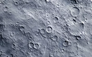 Keuken foto achterwand Donkergrijs maan oppervlak