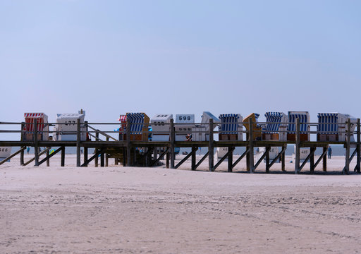 Strandkorb in Sankt Peter-Ording Strand