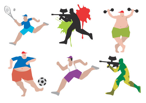 Funny sports figures