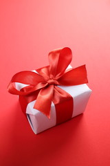 gifts with red ribbons