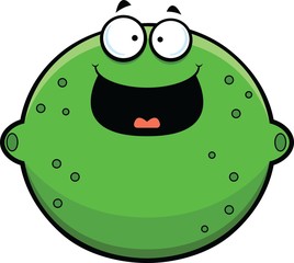 Cartoon Lime Happy