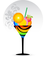 Ice cream and Cocktail