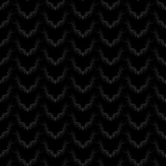 Dark Swirl Seamless Pattern