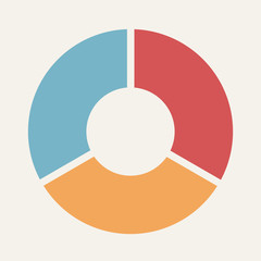 Circular infographic template for cycling diagram, graph, presen