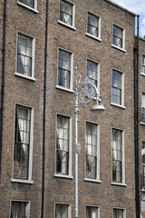 Fototapeta na wymiar Georgian Architecture, Mount Street Upper, Dublin