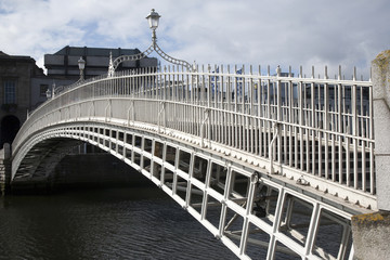 Ha'penny Bridge, River Liffey, Dublin