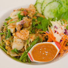 Fried Seafood Sukiyaki