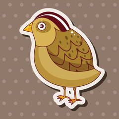 bird cartoon theme elements vector,eps