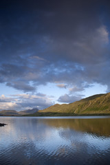 Lake at Connemara National Park, County Galway