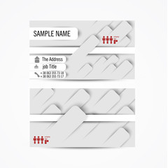 Business card vector background