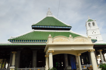 Kampung Kling Mosque in Malacca, Malaysia