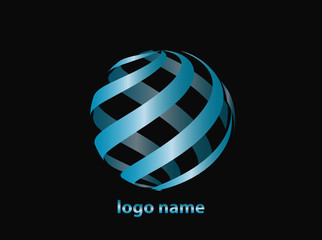 Logo Design blau
