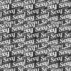 Sexy Text Typographic Pattern