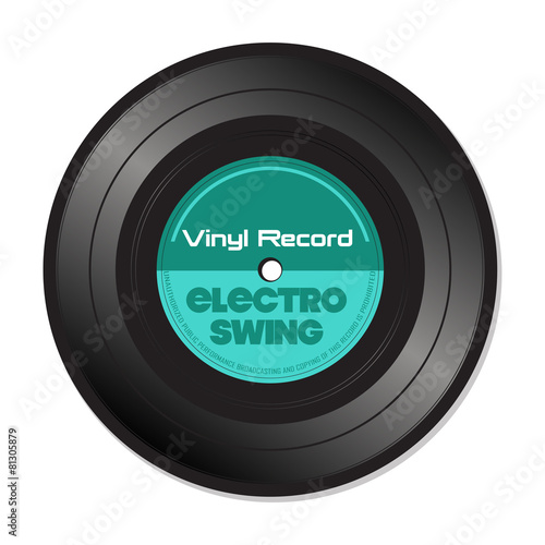 Electro Swing Vinyl Record Stockfotos Und Lizenzfreie
