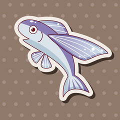 fish cartoon theme elements vector,eps