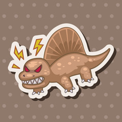 dinosaur cartoon theme elements vector,eps