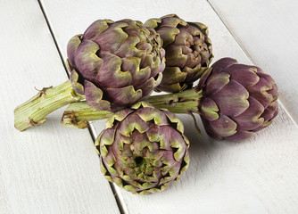 Obraz premium Biological artichokes