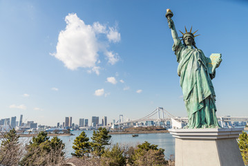 Naklejka premium Panoramę Tokio