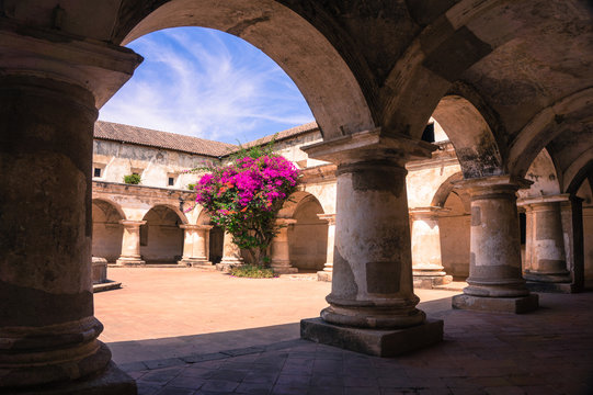 Capuchins ruins in Antigua