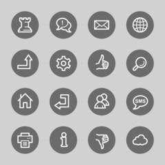 Web & internet icons set