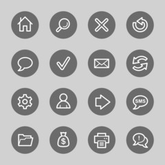 Web & internet icons set