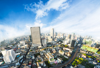 Obraz premium Beautiful city skyline