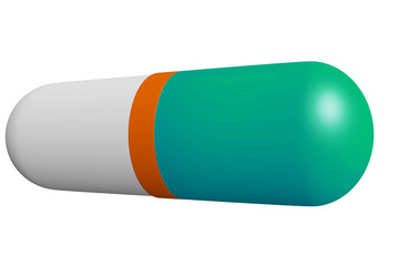 Medicament in capsule
