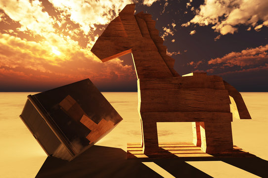Trojan horse and computer