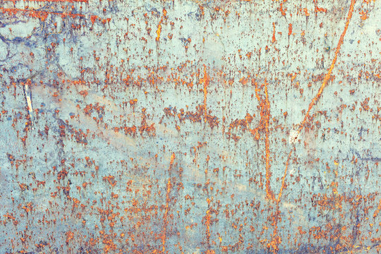 Background image in the form of sheet steel strips rust © Igor V. Podkopaev