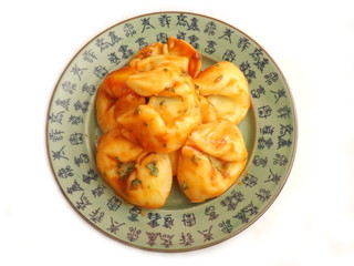 Tortellonis in Tomatensauce