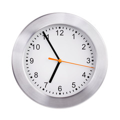 Five minutes to seven