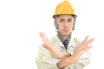 禁止の意思表示をする労働者