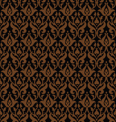 Seamless gothic vector pattern