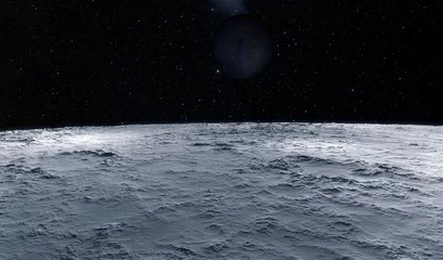 Rolgordijnen Maan wetenschappelijke illustratie © helen_f