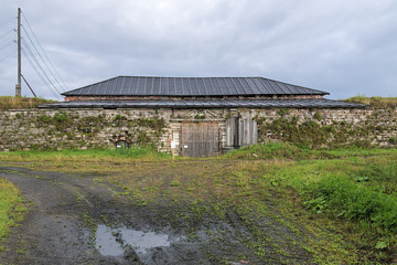 Obraz premium Summer Gate of the Novodvinskaya Fortress in Arkhangelsk, Russia