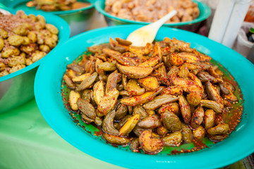 Selection of thai pickles
