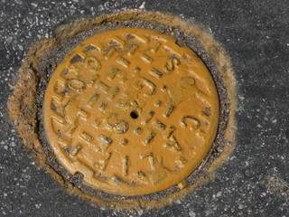 ガスのマンホール