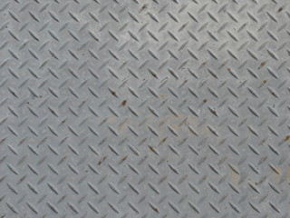 灰色の金属の鉄板