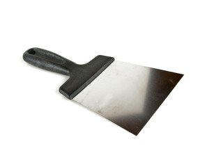 putty knife isolated on white