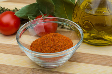 Paprika powder