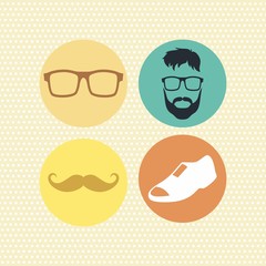 hipster retro geek