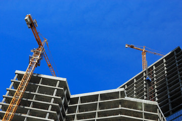 concrete construction site