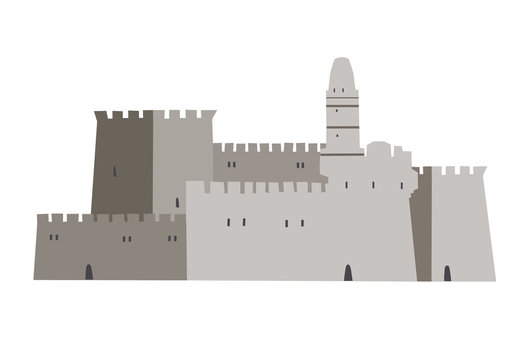 Old City, Middle East, Ancient, Stylization, Illustration