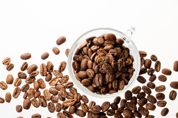coffee beans isolated