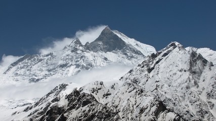 Machapuchare, view from Mchapuchare Base Camp