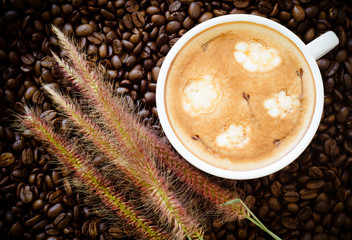cup of coffee with latte art