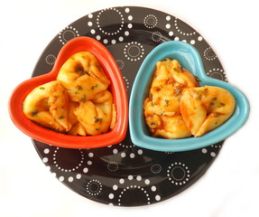 Tortellonis in Tomatensauce