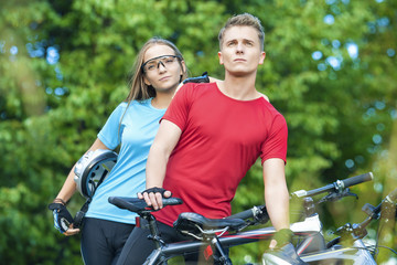 Fototapeta premium Healthy Lifestyle Concept: Portrait of Young and Happy Caucasian